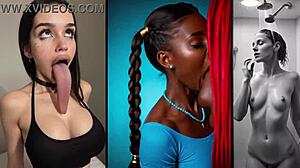 cum on this pregnant beauty slow jam