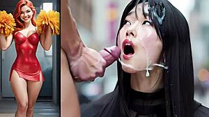 cum on this pregnant beauty slow jam