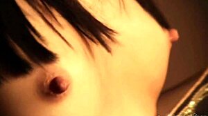 lovely indian milf strips naked teases big tits bed