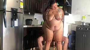 Hotel Kitchen Big Ass Wife Bent Over Rough Cowgirl Pounding