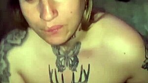 Fat slut squirts huge during nasty cum blowjob and backride
