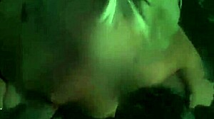 blonde flashes tits then deepthroats cock on crowded beach