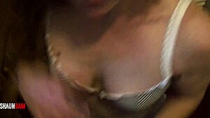 shaundam’s massive black cock vanishes down my greedy fellatio throat with hot cum