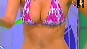 Lady Lu's teasing Brazilian strip rip?