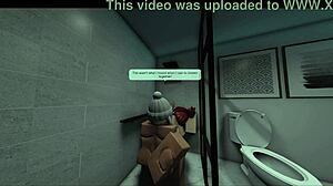 gf catches me showering begs to join for monster cock ride