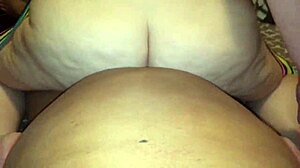 bbw mature grinds and rides interracial cock, cumming hard while dirty talking!