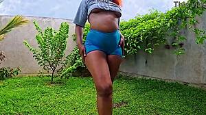 tight shorts crop top try on haul nilmini sheron official