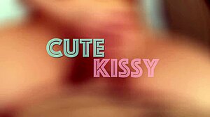 she rides his small cock so gentle strokin till huge cumshot blasts her tight juicy pussy lips