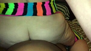bbw mature grinds and rides interracial cock, cumming hard while dirty talking!