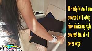 Hot Latina Maid Teases Dirty Kinky Roleplay POV