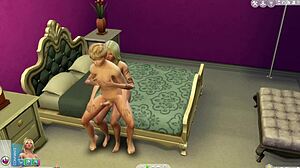 transex dominates passive boy in crossdressing play