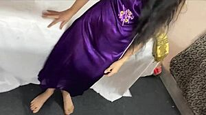 Monster Cock Pounds Big Ass Arab Neighbor Aunty's Tight Holes!