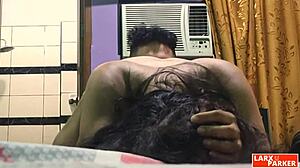 in room casting 9 cute peruvian esther from chiclayo bends doggystyle gettin her pussy licked n lovin it bad