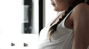 babe, your footjob has me throbbing... now plow that shaved pussy!