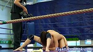 Euro Dyke Wrestles into Facesitting Bliss