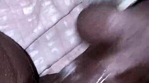 You want this cream cum dripping from ebony milf's pussy?