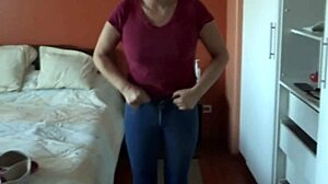 You Can't Fuck Me? Cum On My Tits, Friend's Stepmother Begs!