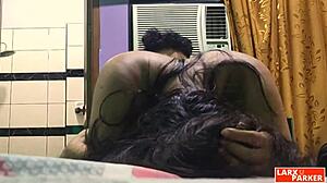 in room casting 9 cute peruvian esther from chiclayo bends doggystyle gettin her pussy licked n lovin it bad