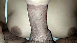 she sucks my cock deep then i creampie her until she swallows every drop