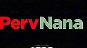 nana's footjob leads to milf teen anal creampie