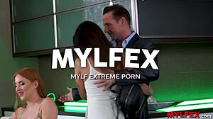 What Happens When Naughty Milf Moms Turn Living Room Into Orgy?