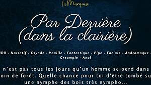 French Nympho Takes Huge Anal Pounding Outdoors in Clearing