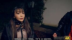 hunt4k: busty tourist fucks stranger as boyfriend watches