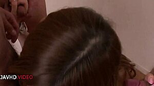 Rika Aiba's Intense JAV Double Blowjob Thrill