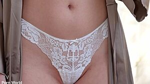 Winter Ashby Gulps Cum After Sensual Massage Bliss