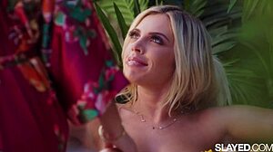 Vixenplus Lesbians Lick Shaved Pussies Outdoors