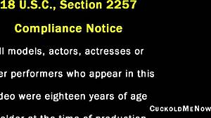 watch my wife take bbc creampie while i suck cock and eat cum humiliated in chastity