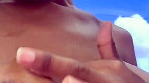 Morenita's juicy pussy and wide-open ass shake crazy