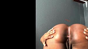 Ebony Teen Squirts From Pussy Play With Big Natural Boobs