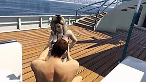 gta 5 cutie bikini babe fucked hard on yacht