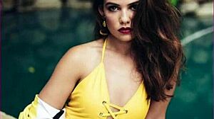 Danielle Campbell teases in hot celebrity jerk-off session