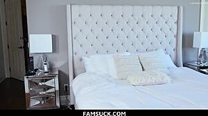 Stepdaughter Sucks Stepdaddy Cock for Unlimited Shopping