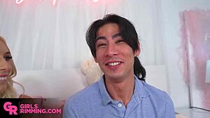 Kays Delivers Deepthroat Rimjob Mania on Blonde Asshole