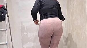 Boss Catches Big Ass Maid Work Fucks Gaping No Condom