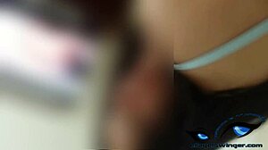 Ellayelswinger's Big Tits Latina Wife Cuckolds Hubby with Swinger Buddy