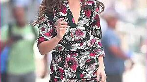 Danielle Campbell teases in hot celebrity jerk-off session