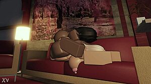 Huge Black Cock Rips Open Tight Pussy Apartment Moans