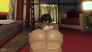 Huge Black Cock Rips Open Tight Pussy Apartment Moans