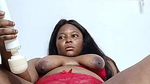 THICK THIGHS HOTWIFE TEASES IN RED LINGERIE FULL VID