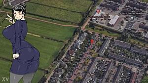 office lady hides naughty work secrets