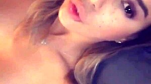 Latina Demi Rouge vibrator plunges deep pussy