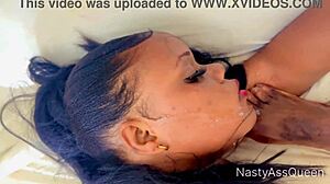 brutal ebony slave spanked screamed and spat on