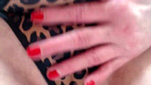 dawnskye's birthday tease: blue-eyed redhead fingers shaved pussy for all