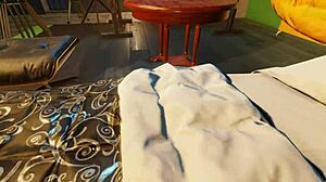 latina strugglin to suck this thick black futa cock deep