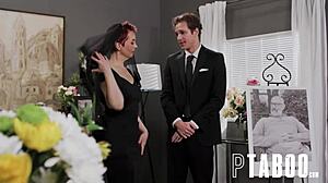 Tattooed Gilf Ruby Drenched in Jayden's Cum!