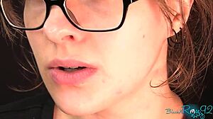 milf housewife whispers filthy joi glasses pov